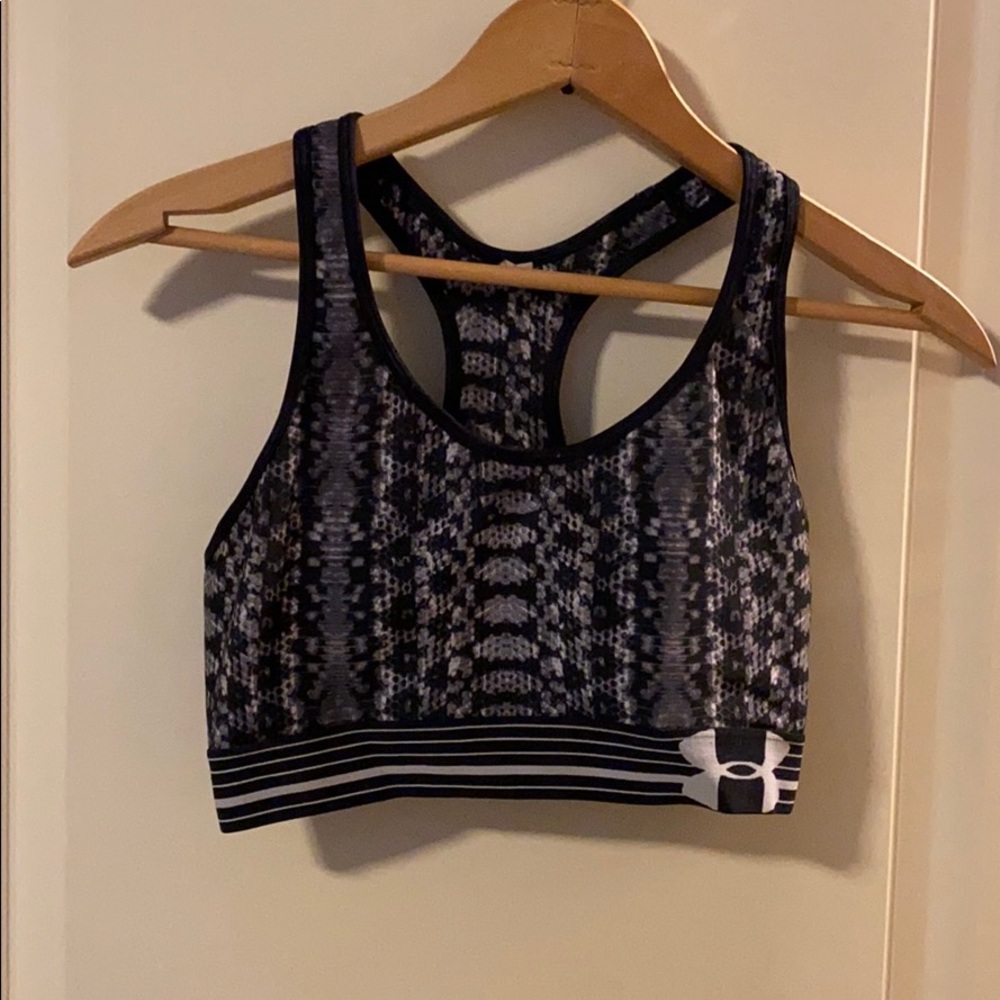 Snake print sports bra